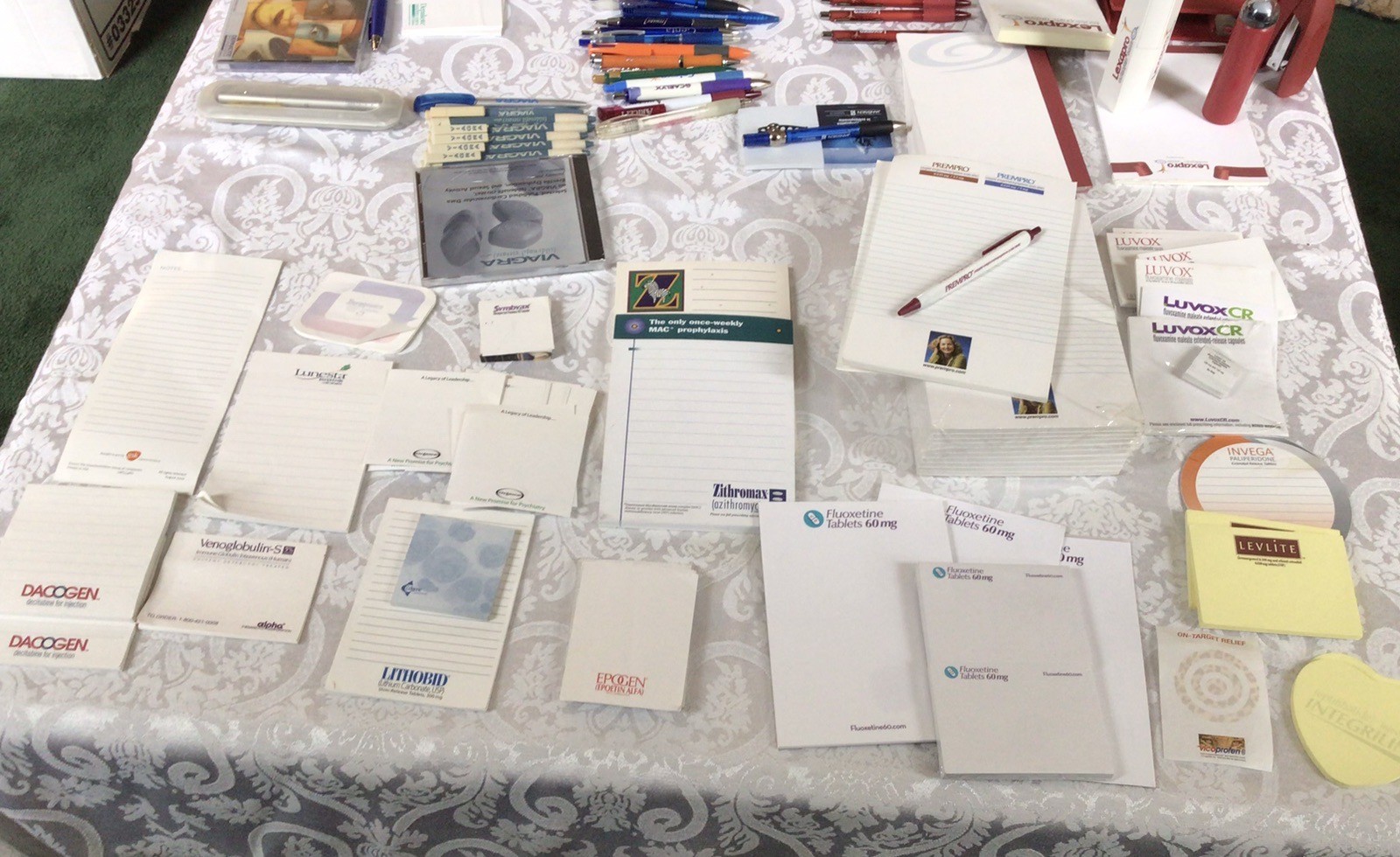 Pharmaceutical Rep. Advertisement HUGE Lot of over 350 Vintage promo Items