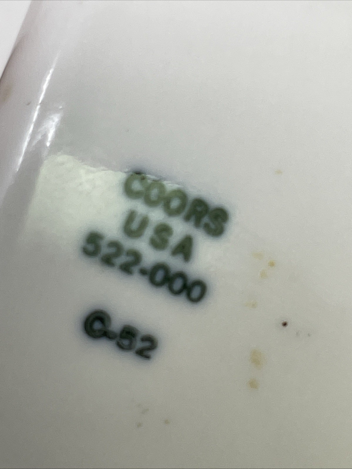 COORS USA small MORTAR 522-006 and COORS USA PESTLE 522-000 Vintage