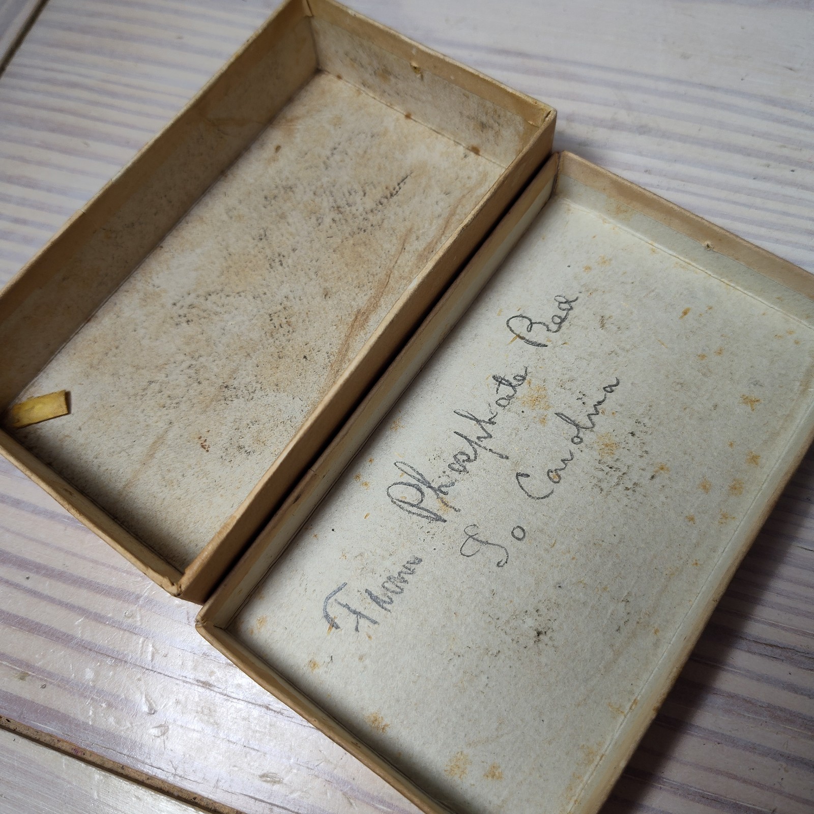 Antique 1900s Pharmaceutical Drug Box Rochelle Powders Empty Vgc