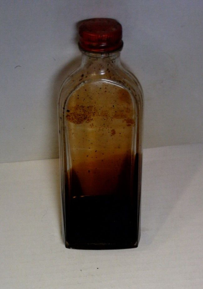 1940’s Drug Store Pharmacy SARGON TONIC Clear Glass Bottle in Original Box