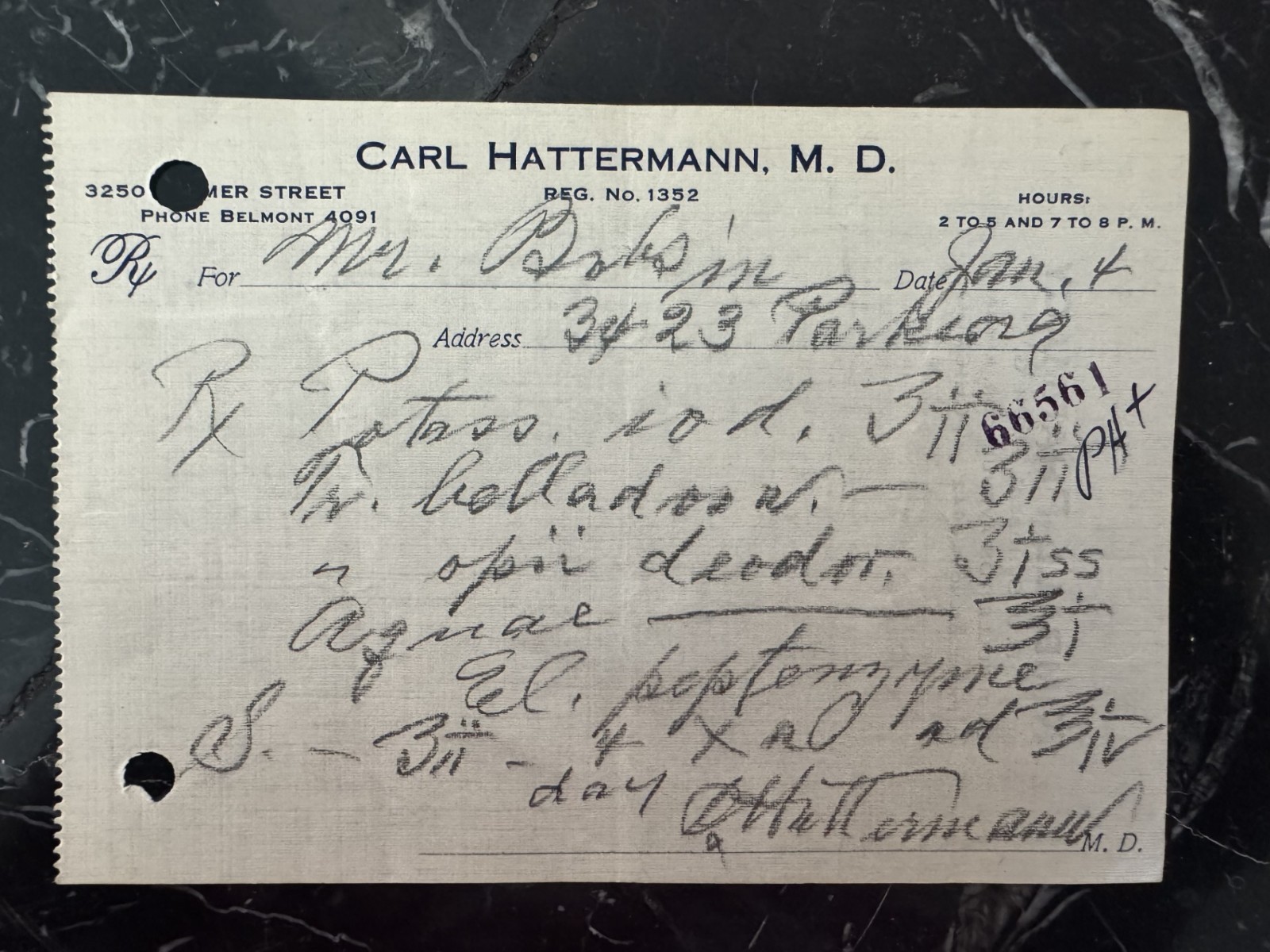 Set of 20 Vintage Medical Prescriptions – 1929 Handwritten Pharmacy