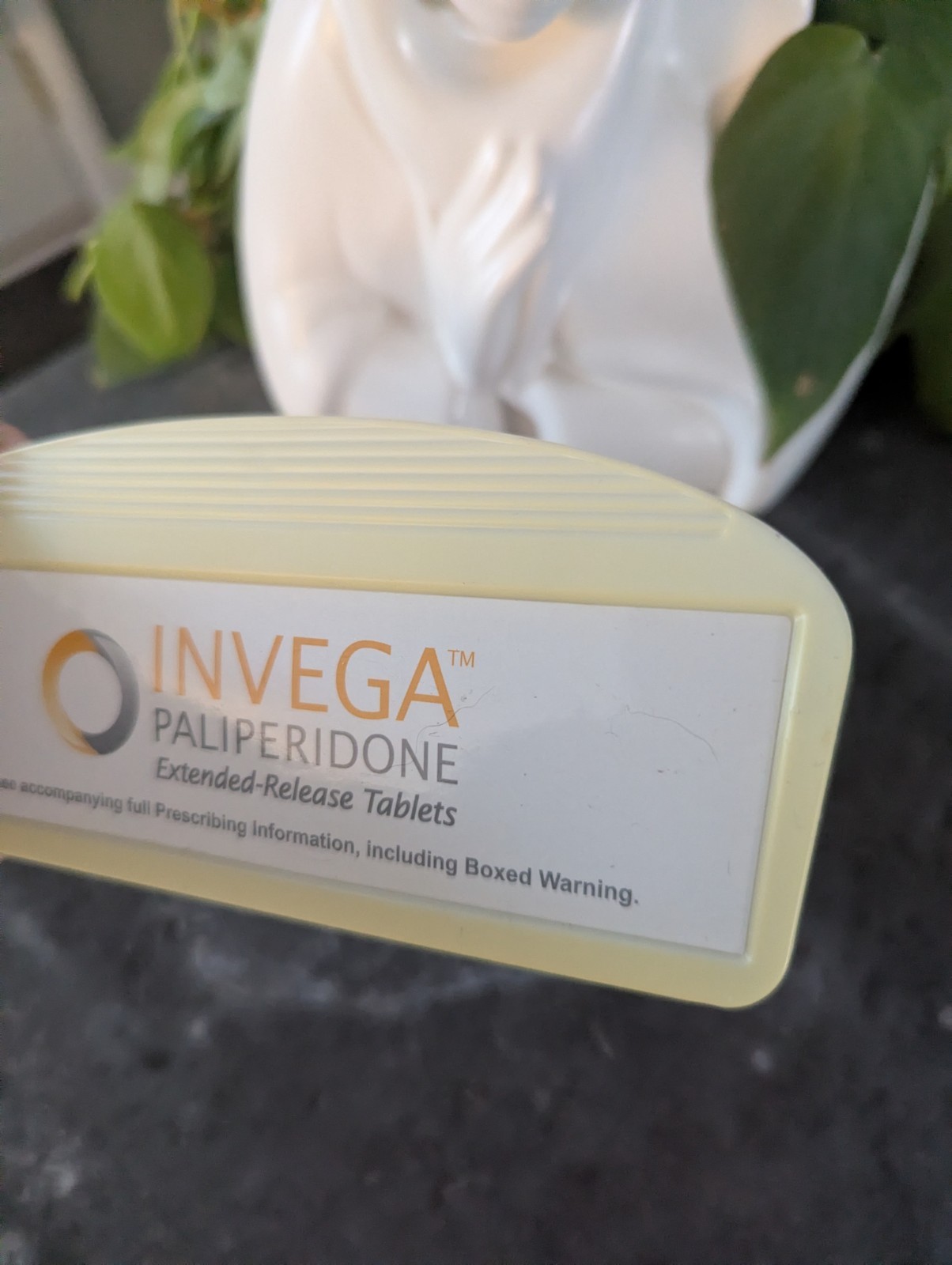 Vintage 90s Pharmaceutical Drug Rep Invega Magnetic Clip For Papers Chips