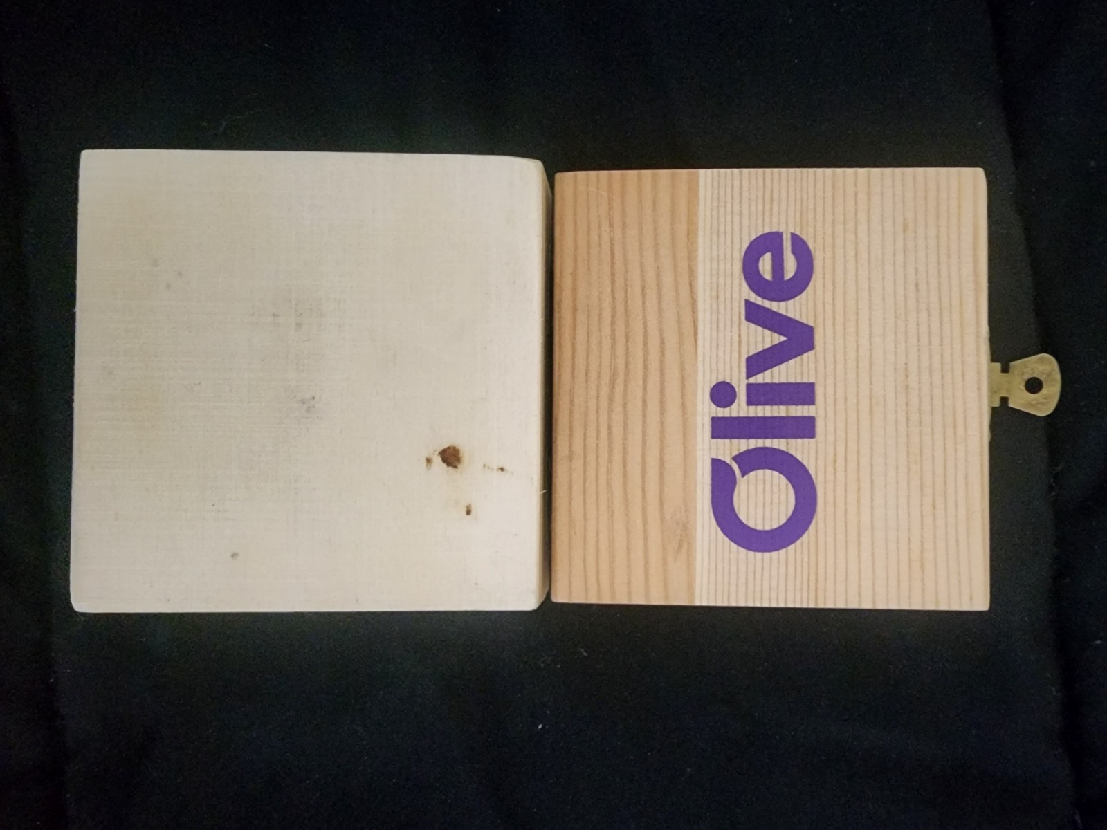 Olive AI Healthcare Small Wooden Box with Latch Promo Item
