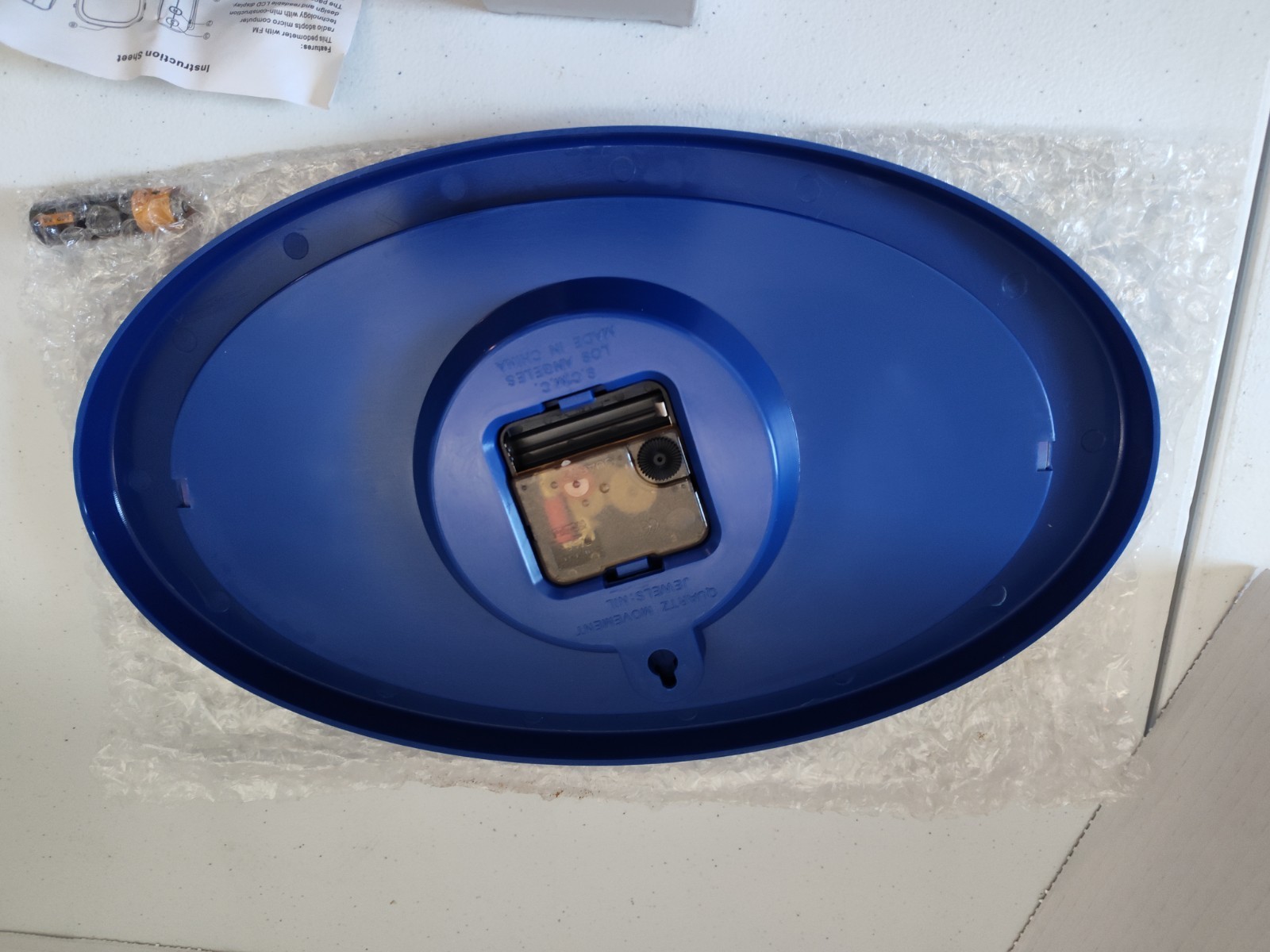 Januvia Merck Pharmaceutical Promotional Clock & Pedometer FM Radio
