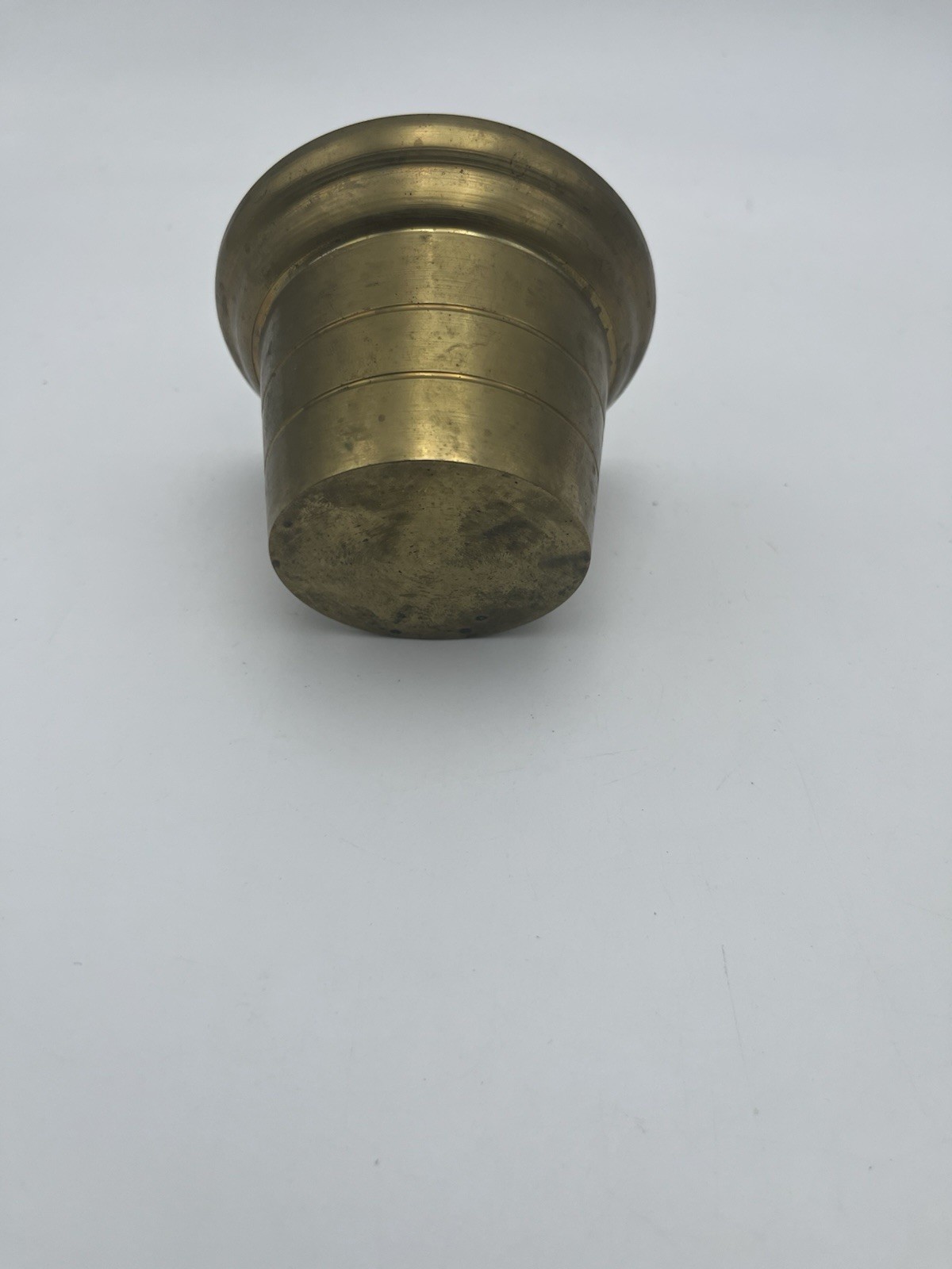 Vintage Heavy Brass Mortar & Pestle