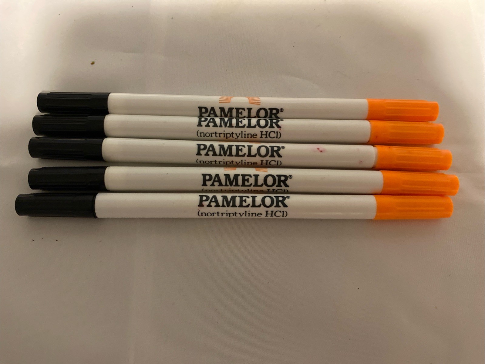 5 Pamelor Nortriptyline PEN HIGHLIGHTER Rep Pharmaceutical Advertising RARE
