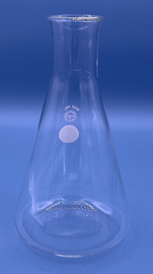 PYREX 500 ml Narrow Mouth Flask Made In USA *Pre-Owned*