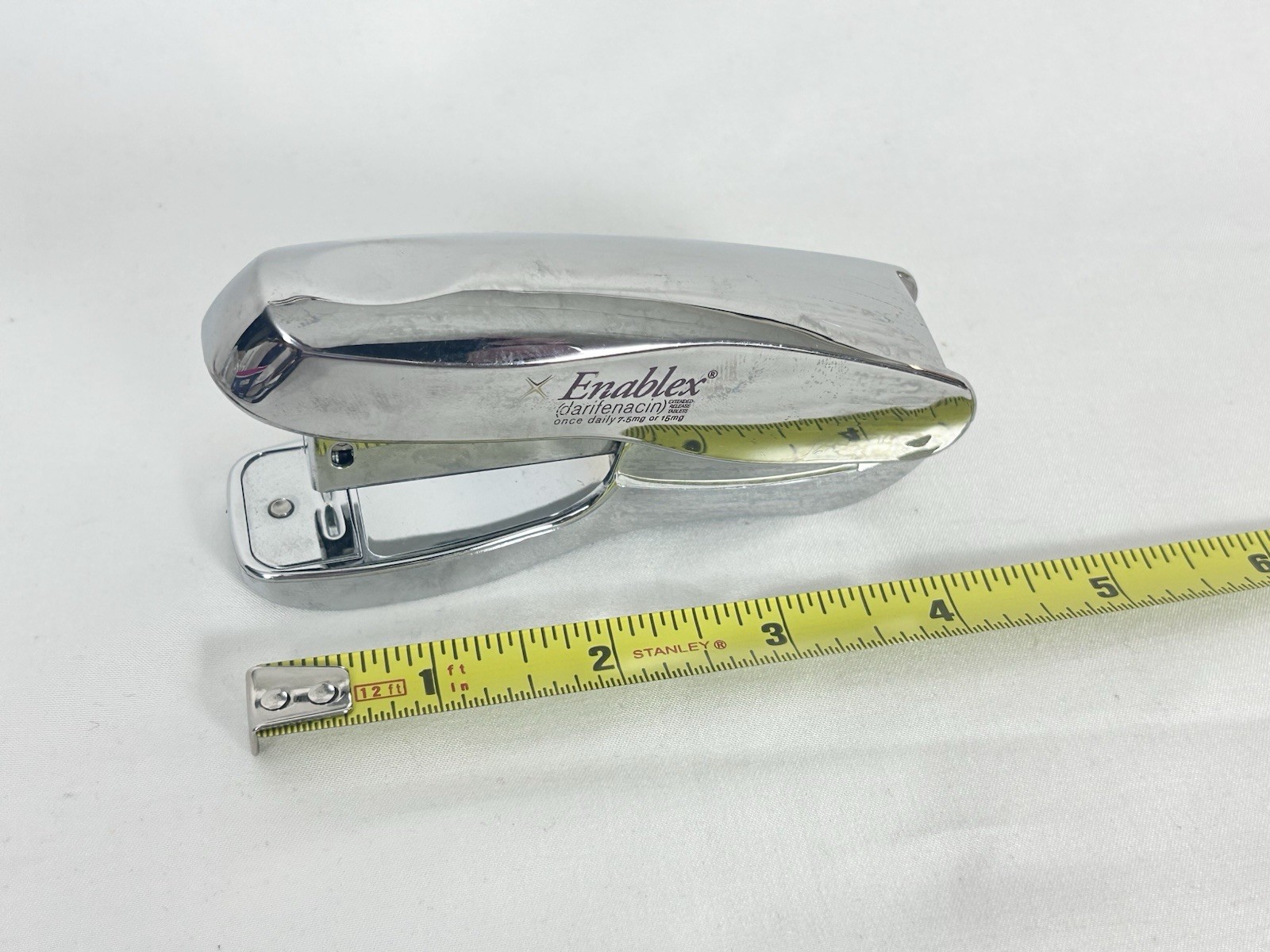 Enablex (darifenacin) Pharmaceutical Promotional Stainless Steel Stapler