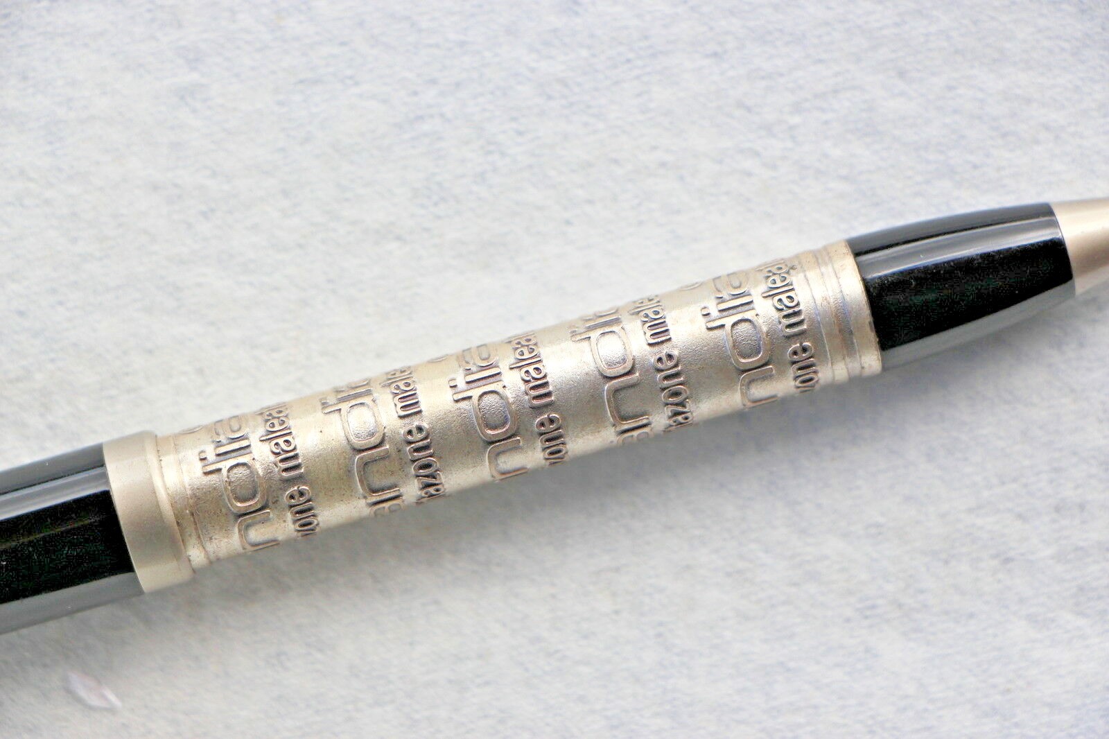 Drug Rep Pens AVANDIA Metal Pewter Raised letters Sharp
