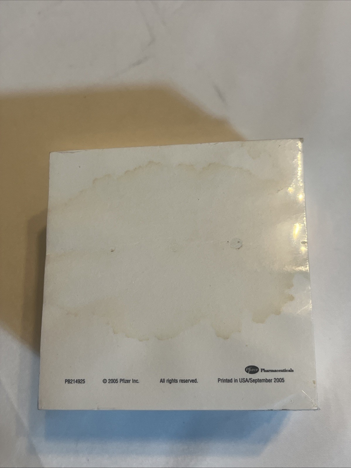 NIP 2005 Lyrica Pregabalin Note Pad Pfizer Pharmaceutical Drug Rep Narcotic 3.5”