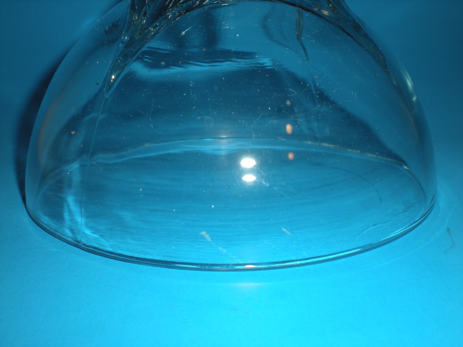 Antique Apothecary Jar Footed glass Candy Container Dish vtg