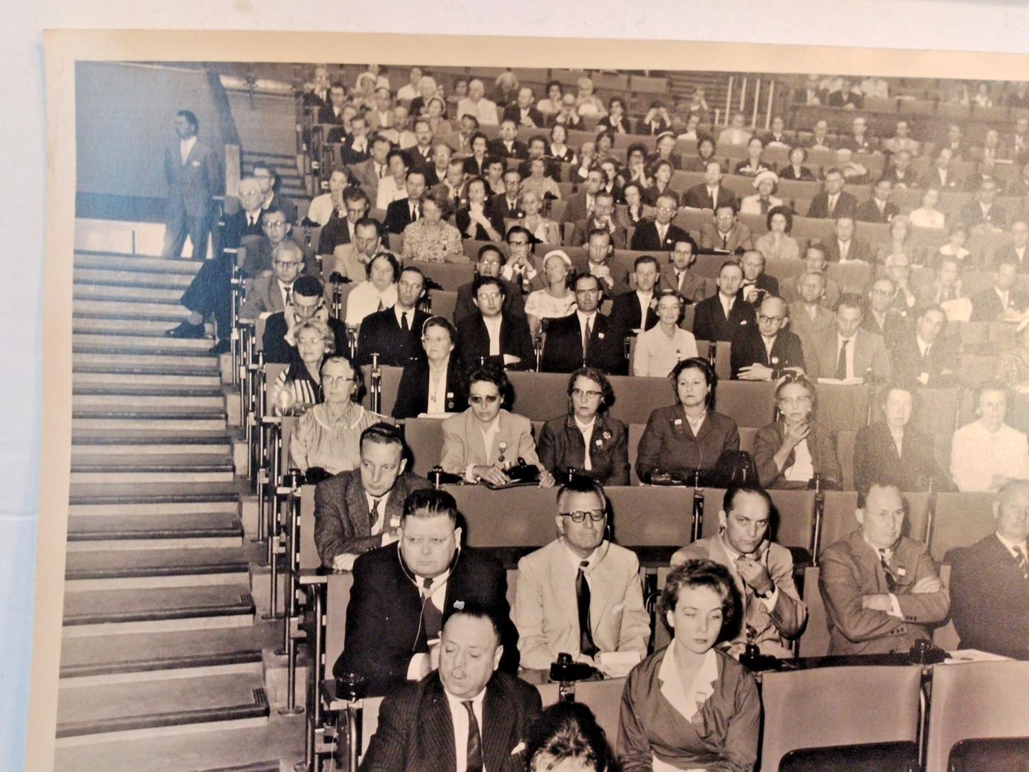 Lot/2- 1958 Real Press Photo International Congress Of Pharmacy General Assembly