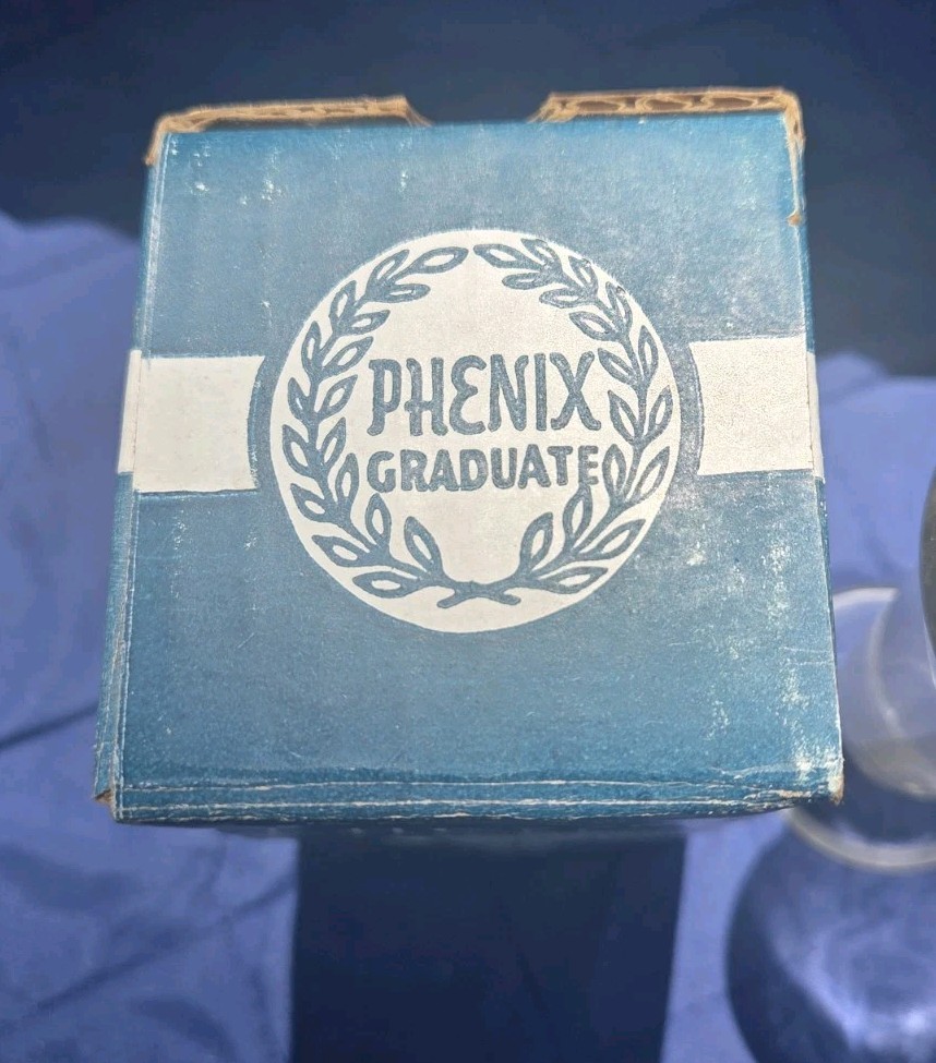 Vintage Armstrong’s Phenix Pharmaceutical 2 Ounce Graduate Cone Shape W/ Box
