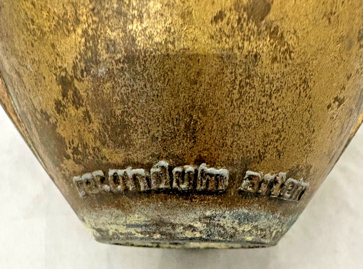 Pharmacy Class 1967 A.D. RX SECUNDUM ARTEM MORTAR PESTLE APOTHECARY Metal Brass