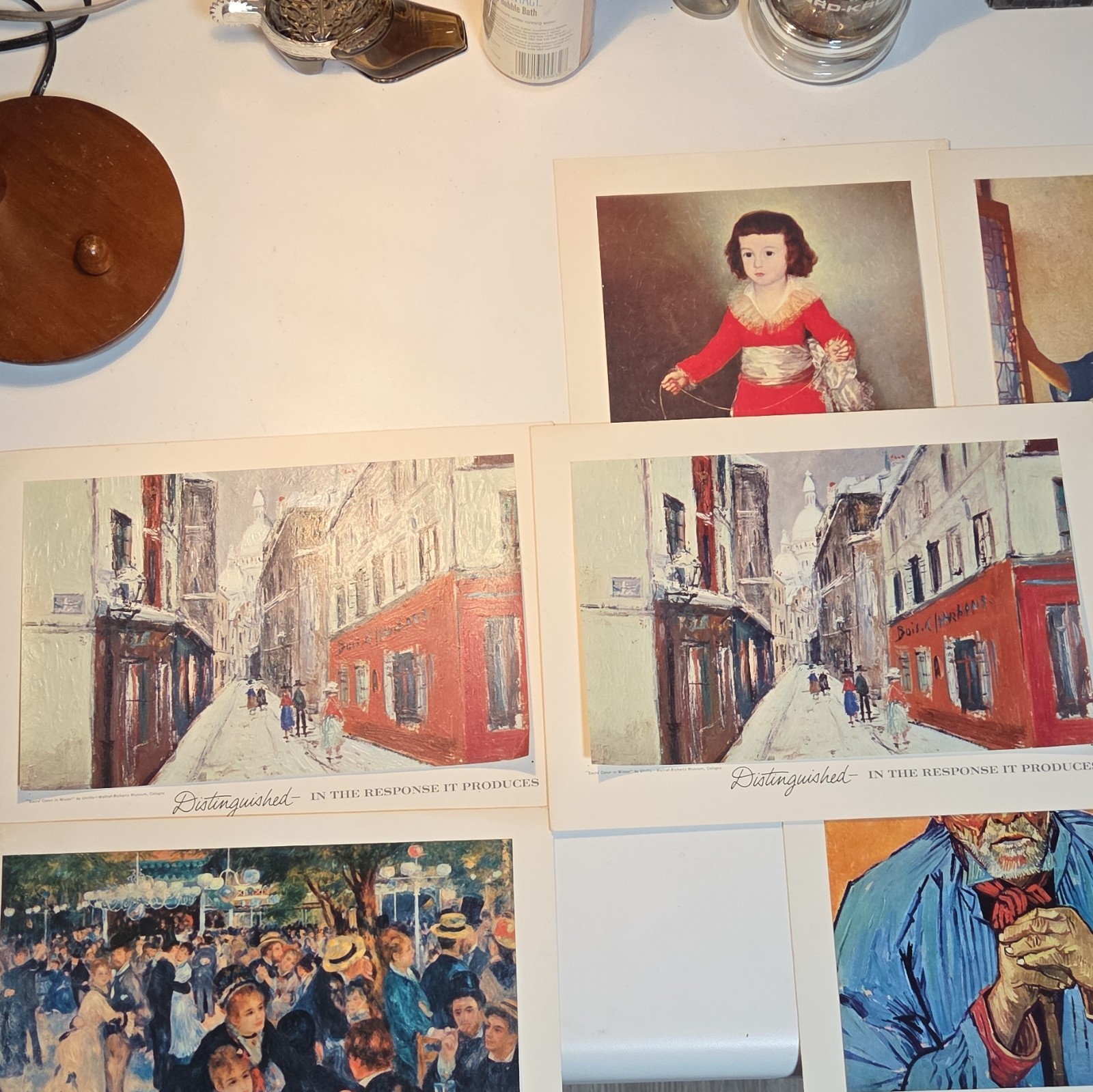 Vintage 1962 Pfizer Pharma Art Print Lot (9) Impressionist Distinguished Campaig