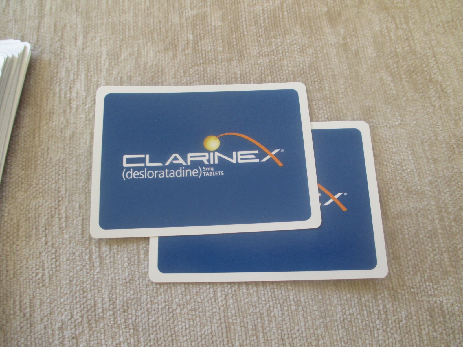 Clarinex Advertising Playing Card Deck Drug Rep Pharma