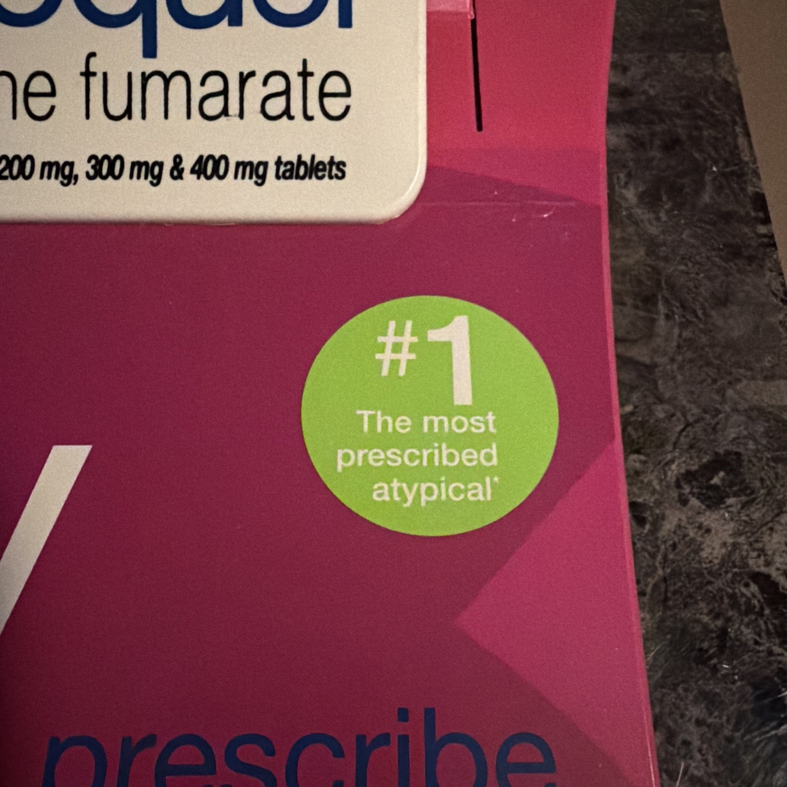Seroquel New Tablet Size Clipboard Drug Rep Promo 2006 AstraZeneca