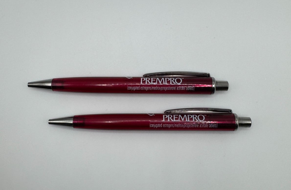 Vintage Prempro/Premarin Pharmaceutical Drug Rep Pens (2)