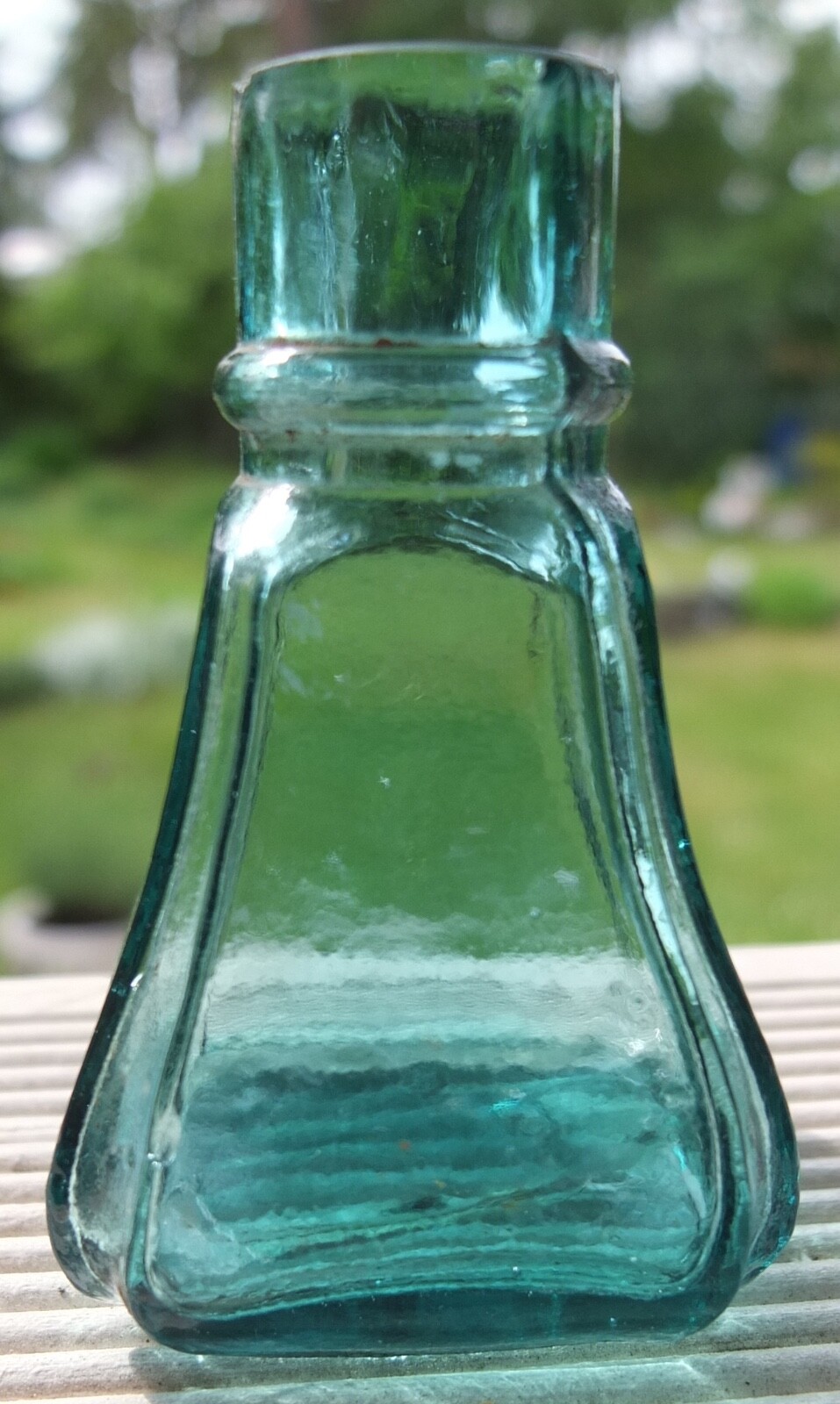 Vintage Pharmaceutical Bootle Green Glass # 3