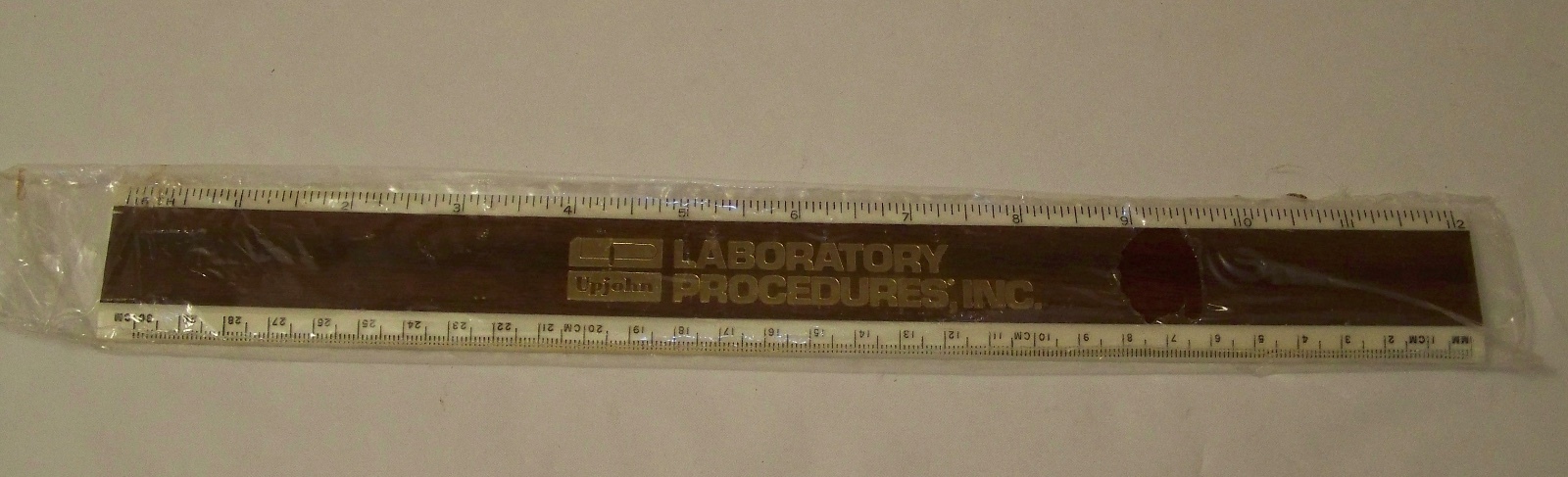 Vintage UPJOHN LABORATORY PROCEDURES, INC. RULER – NEW
