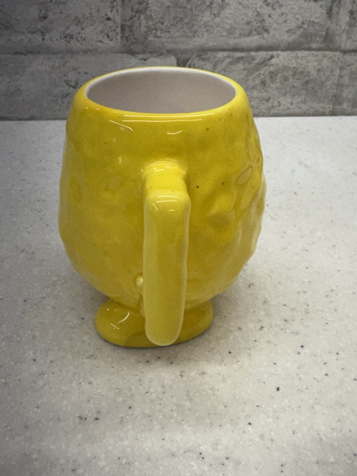 Vintage Actos Family Pharmaceutical Drug Rep Mug Pancreas Character Yellow