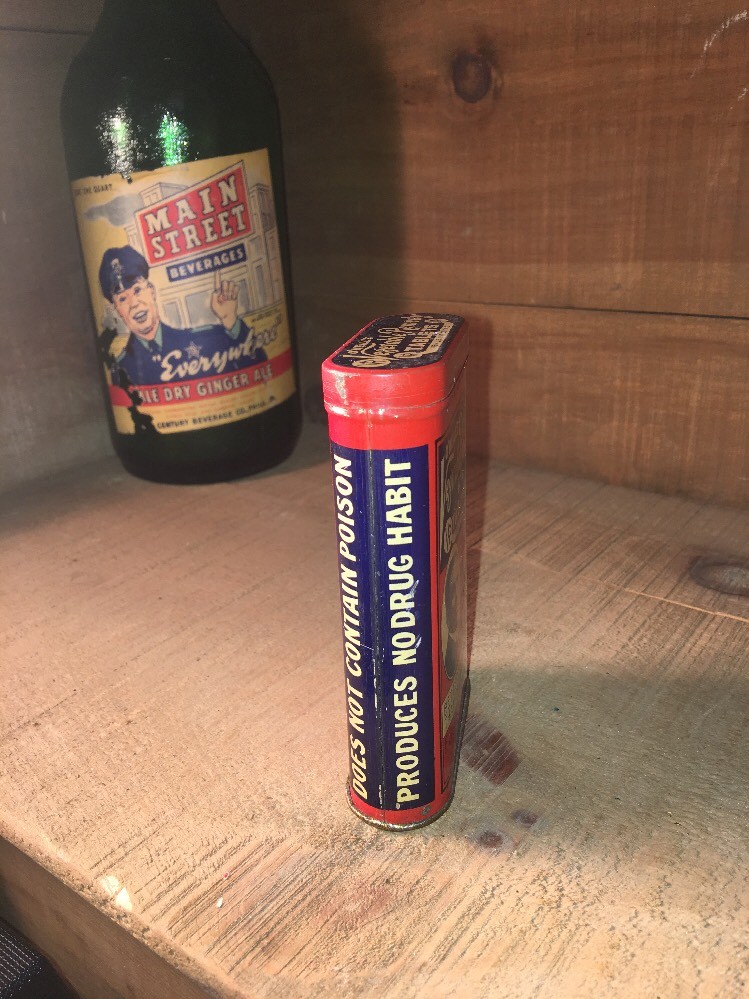 New Old Stock 1900 Tin- Full Never Used O’Neills Vegetable Remedy