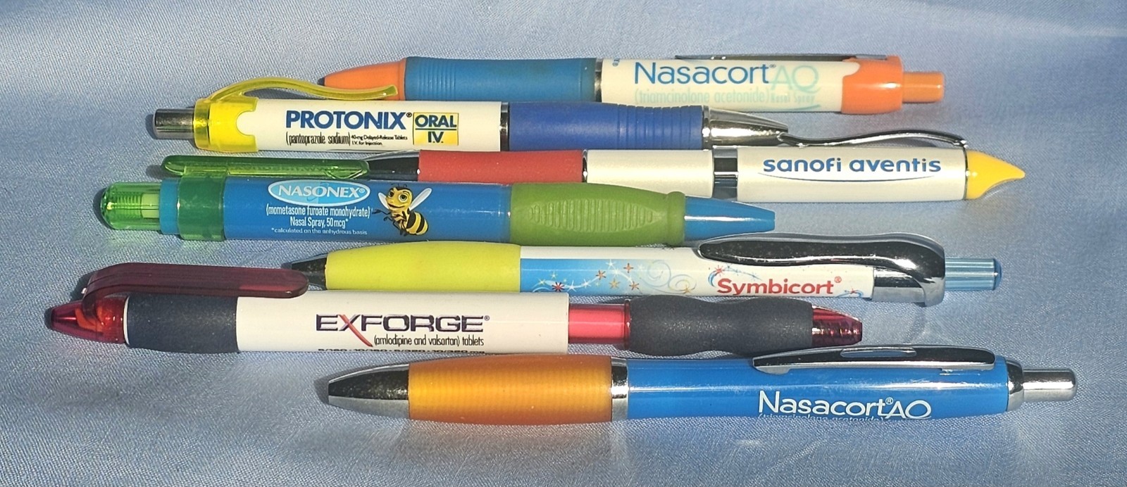 7 New Drug Rep Pharmaceutical Pen Nasacort Symbicort Exforge Nasonex Heavy Metal