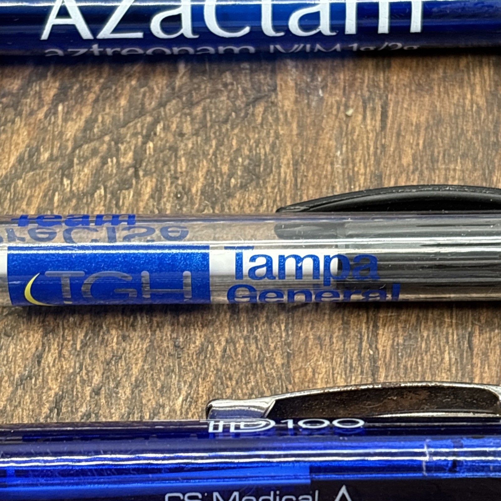 Lot 6 Pharmaceutical Drug Rep Pens Medical, Collectibles, Heavy Metal, Plastic