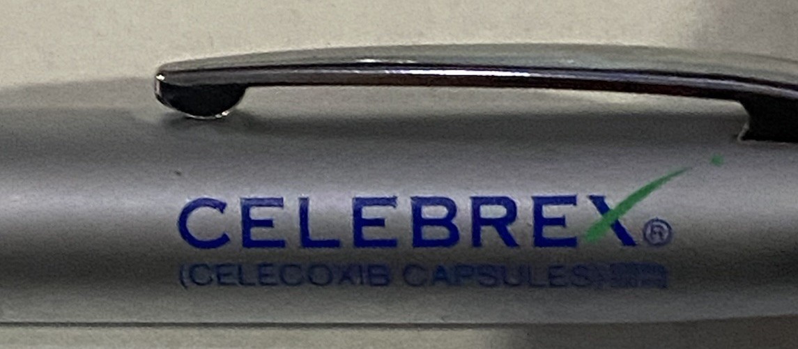 Lot Of 7 Pharma Pens Celebrex, Zoloft, Zyrtec, AcipHex, Lotrel, Aricept, Lipitor