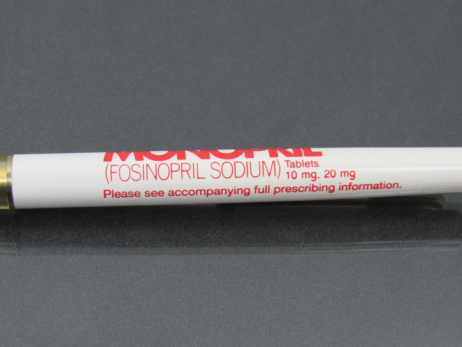 Monopril PaperMate PEN Drug Rep Pharmaceutical Promo Medical Advertising Dry Ink