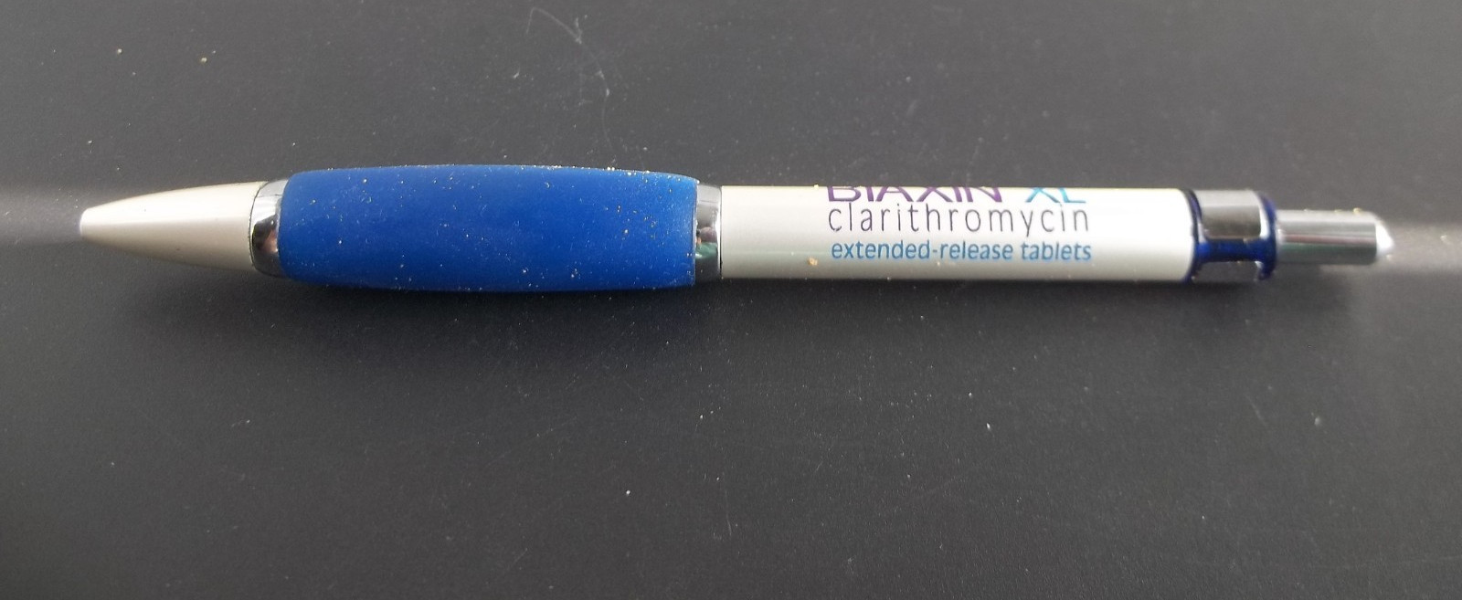 Lot of 2 Pharmaceutical Promo Pens – Omnicef & Biaxin XL Drug Rep Advertising
