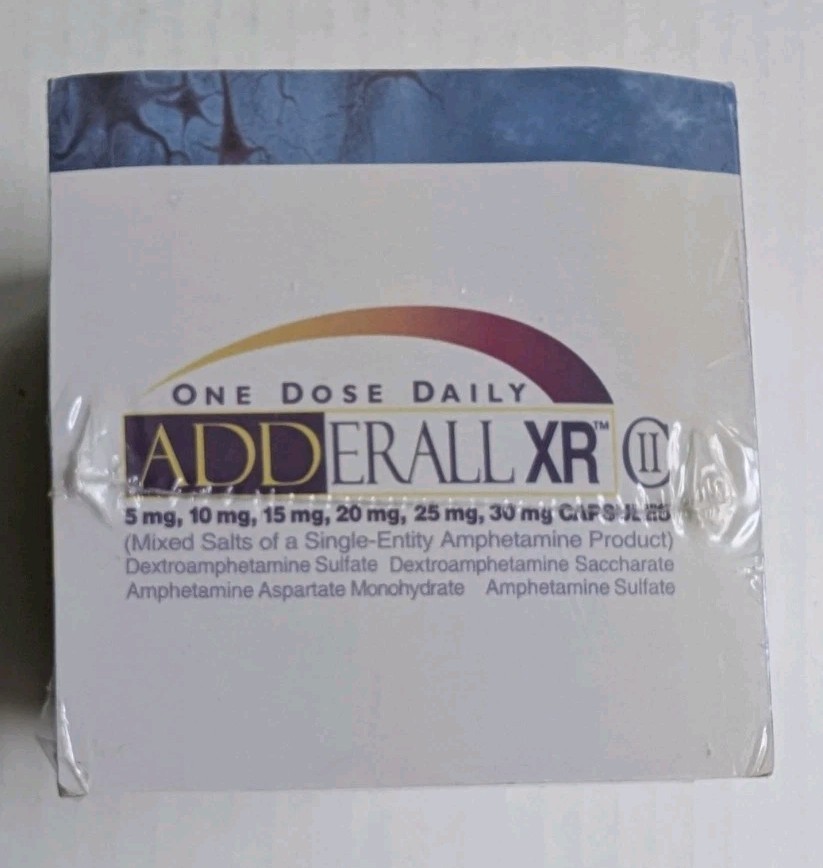 VTG ADDERALL XR Note Pad Cube Drug Rep Swag Pharmaceutical ADHD 2002 Shire NEW