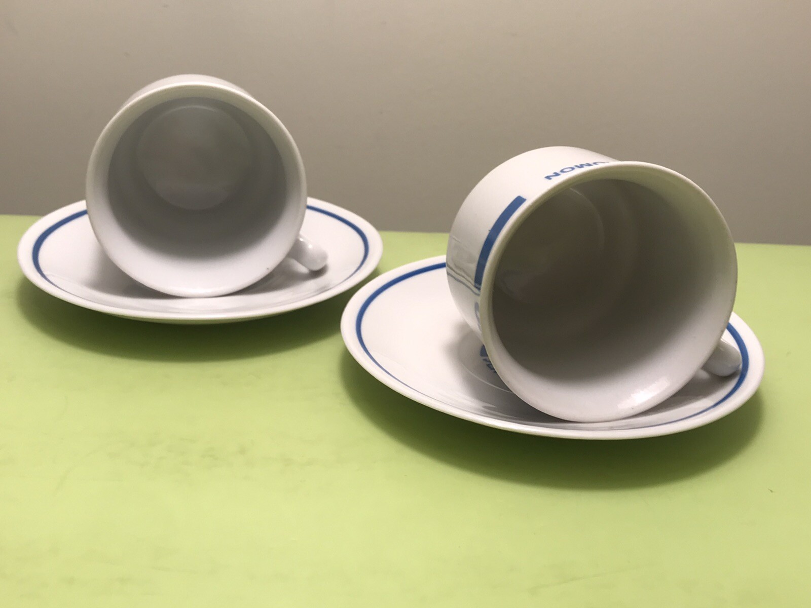 OLD PHARMACEUTICAL MEDICINE RANISAN LECEDIL.. DRUG ADVERTISING COFFEE SET 1970’s