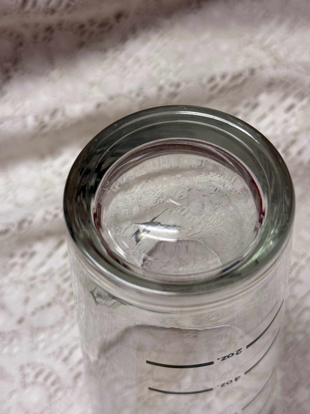 Vtg Beaker Glass Pharmacy Measurement Apothecary RX Science Lab