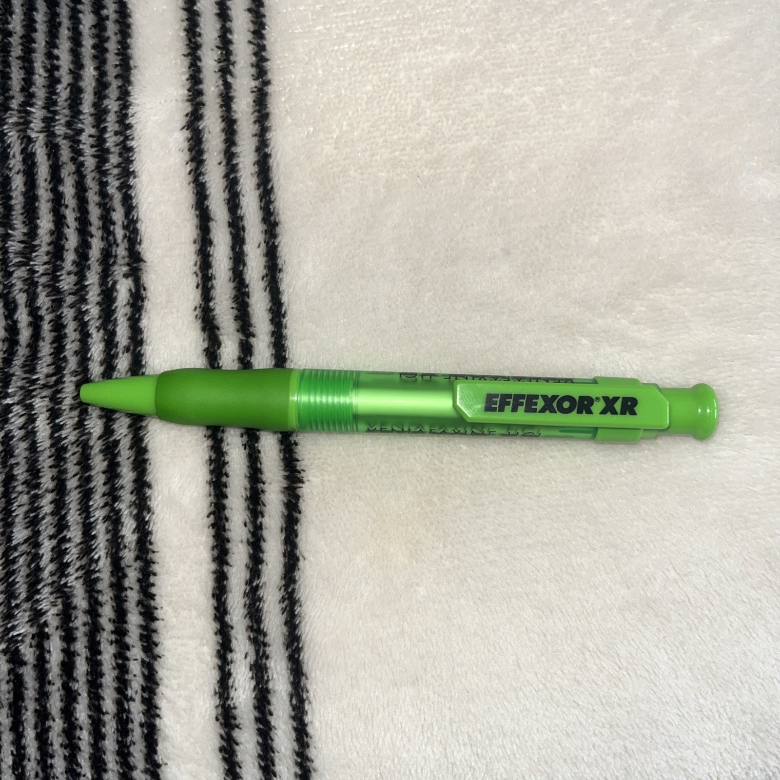 Effexor XR Pen Pharmaceutical Rep Advertising Green Pen – Vintage
