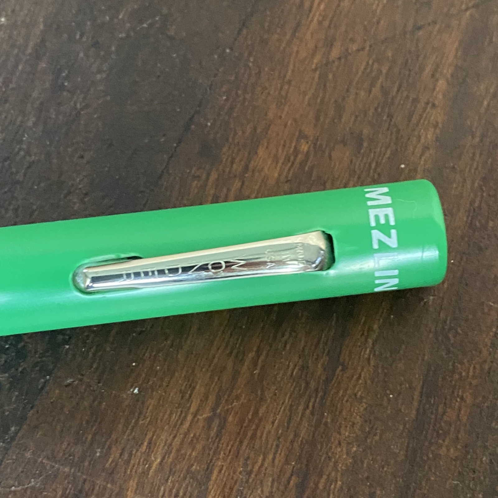 Vintage Mezlin Mezlocillin Sodium Pharmaceutical Drug Rep Pen Light *Read*