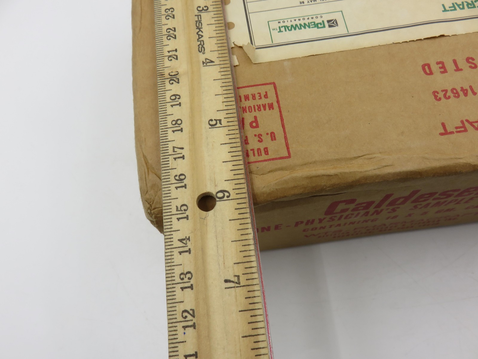 Vintage 1978 Sealed Caldesene Physician Sample Dispenser Shipping Box USA WTS