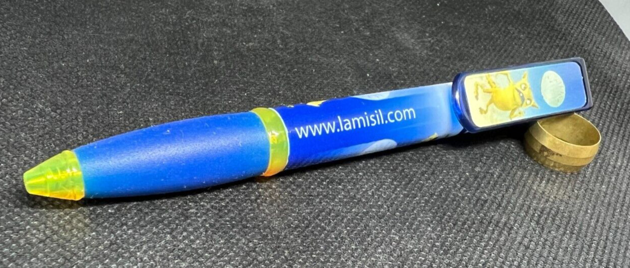 LAMISIL Digger Holographic Medical Drug Rep Pharmaceutical Pen Collectible