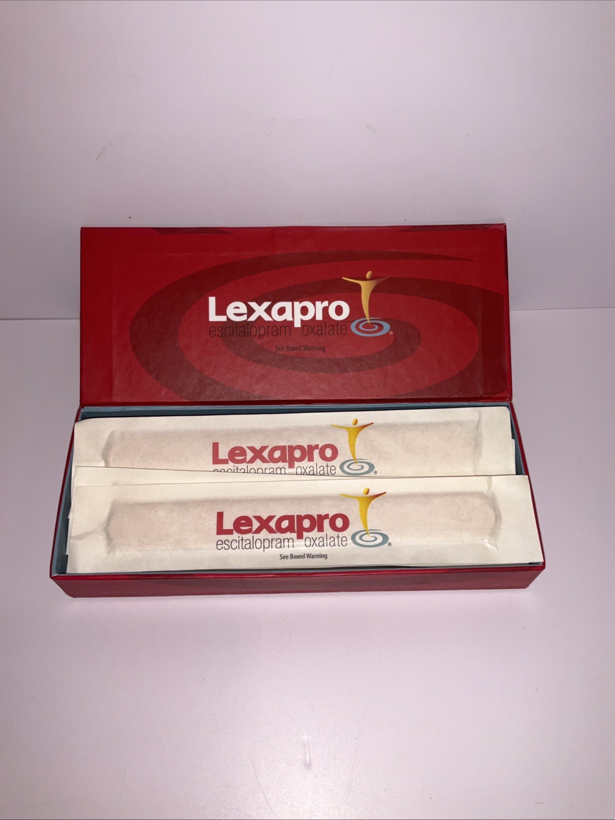 Lexapro Drug Rep Pharmaceutical Collectible Promotional Tongue Depressors 20 NEW