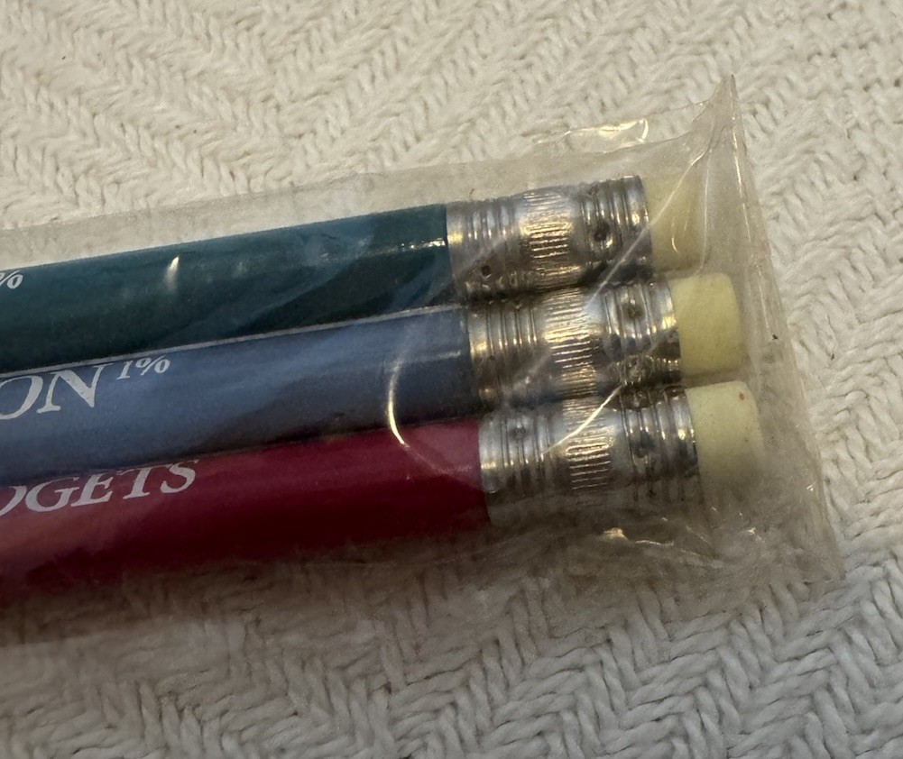 Vintage Cleotin T Unsharpened 3 Pencil Drug Pharmaceutical Promo Collectible