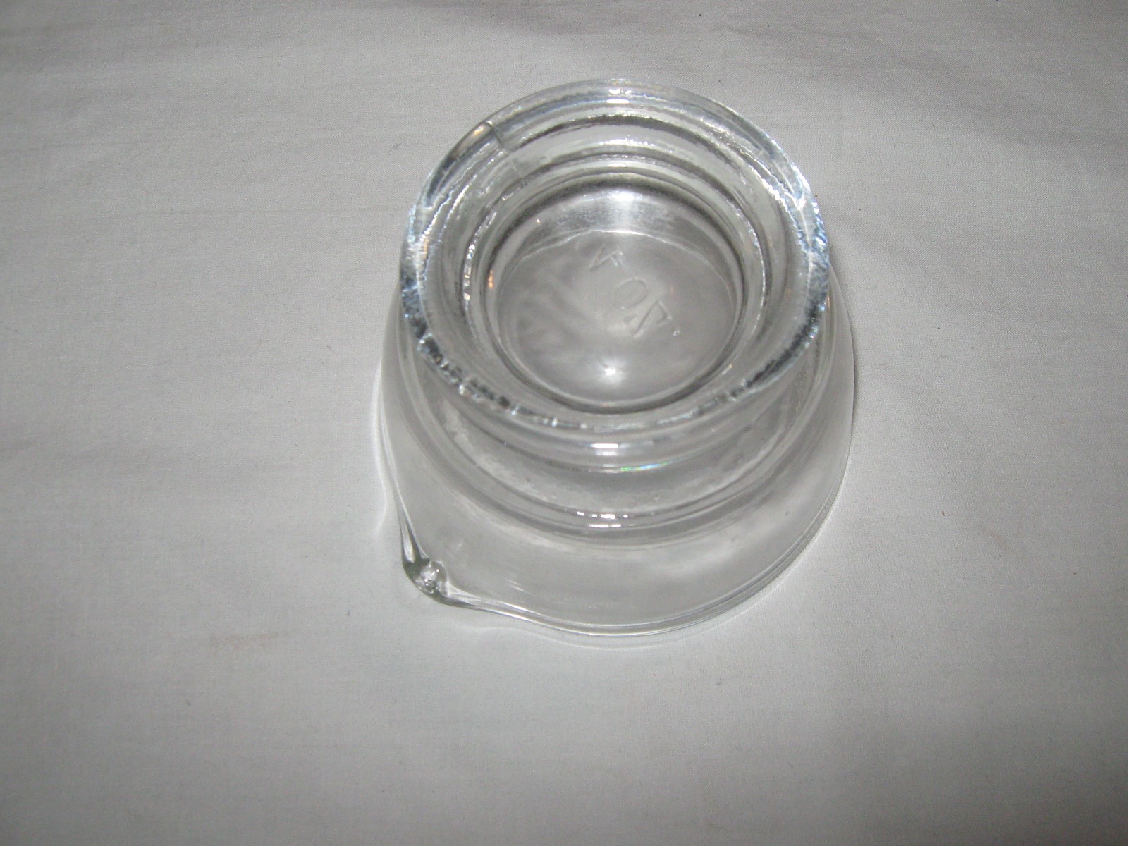 Pharmacy, Morter, Glass , 10″ Circ . , 2 1/2″ High