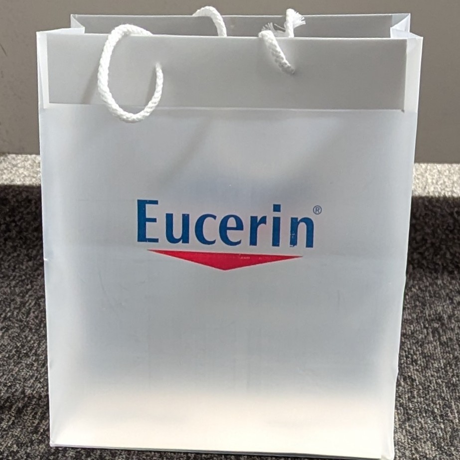 Medical Sales Rep Promo Tote Bag Eucerin Advertising 12in x 6in x 10 1/4in