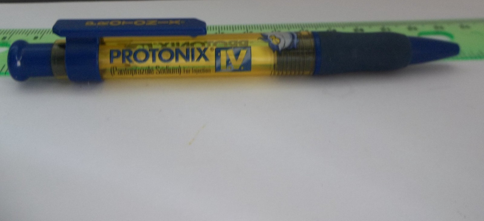 PROTONIX Promotional Pen Plastic Medium Weight Pharma Advertising