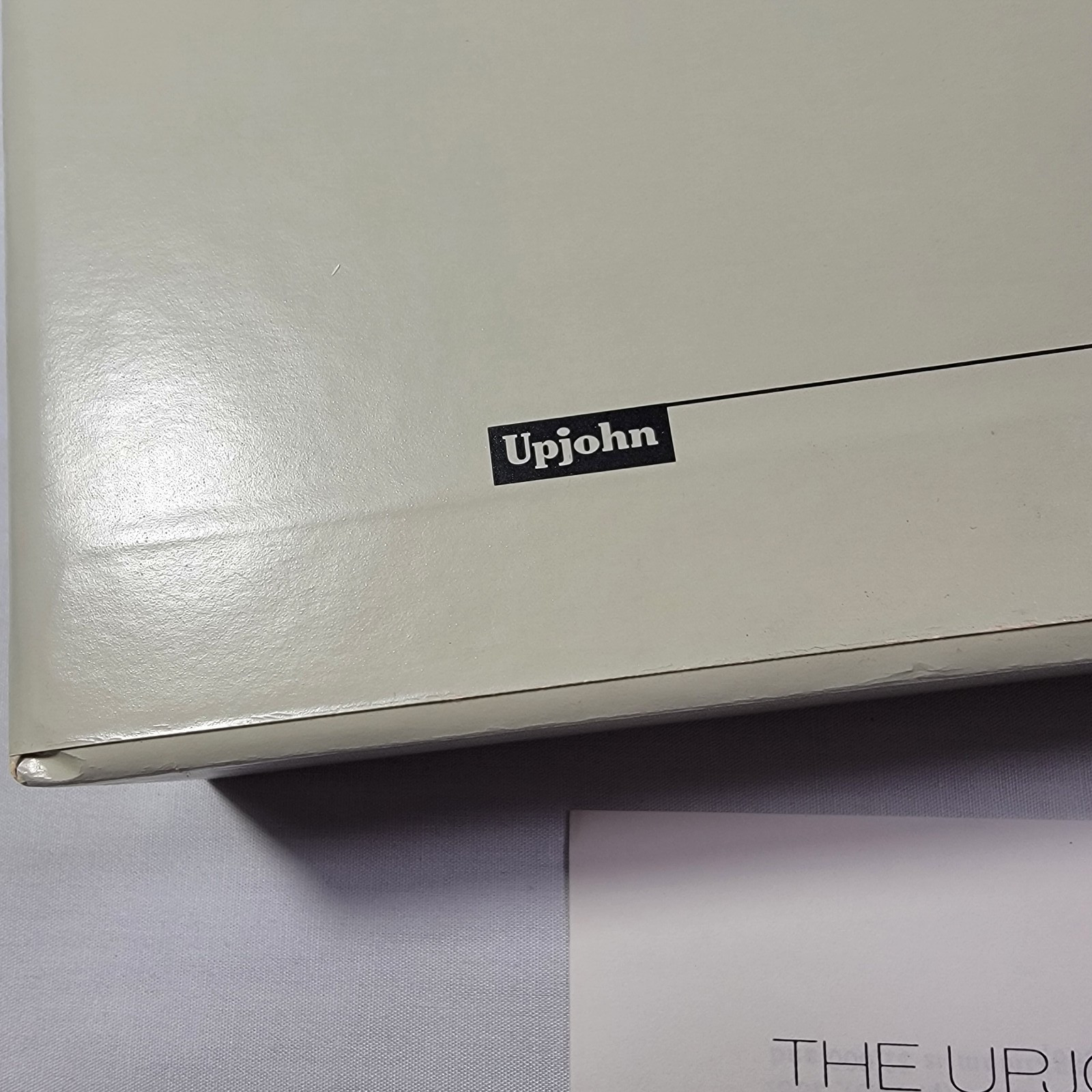 Vintage The Upjohn Company Employee Handbook Binder & Letter To “Take It Home”