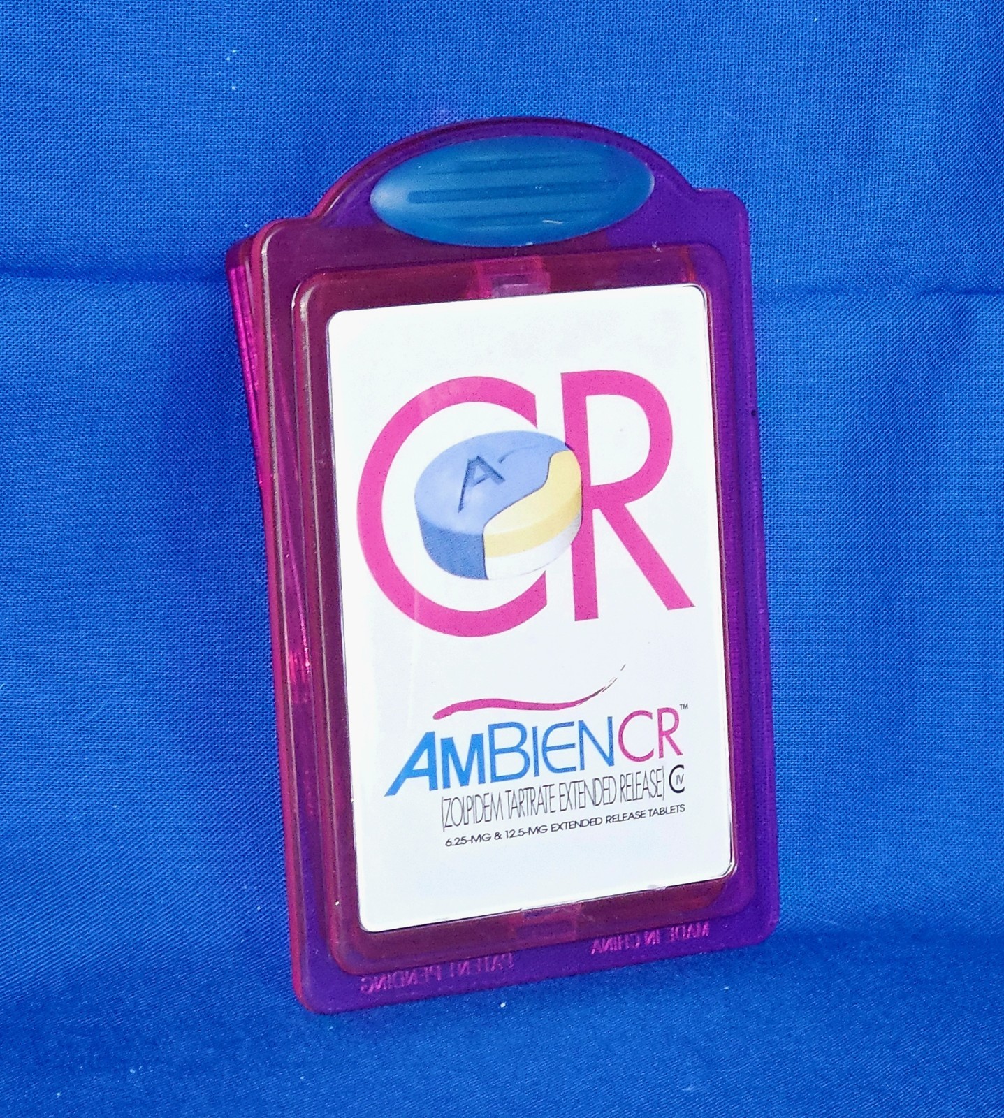 Ambien CR Drug Rep Pharmaceutical Jumbo Magnetic Clip NEW Promo Swag Collectible
