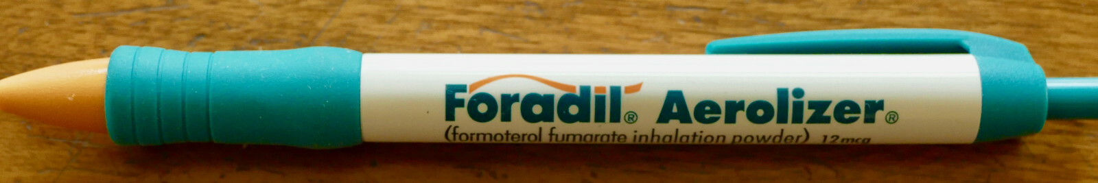 FORADIL Drug Rep Pharmaceutical PENS NOS NEW Case Lot 5 Stored unused RubberGrip
