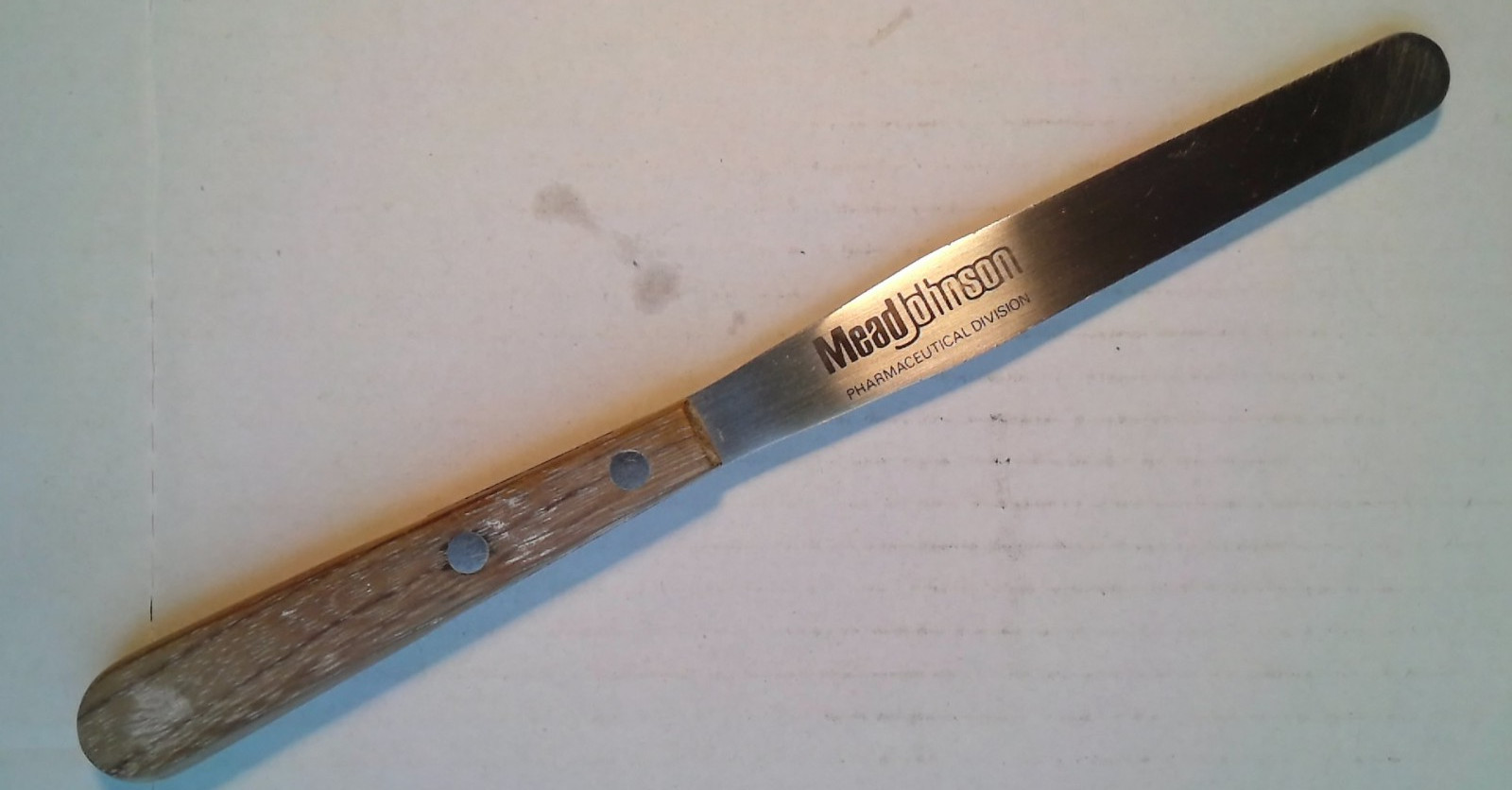 Vintage Rx Mead Johnson Pill Counting Spatula Pharmacist Pharmaceutical Tools