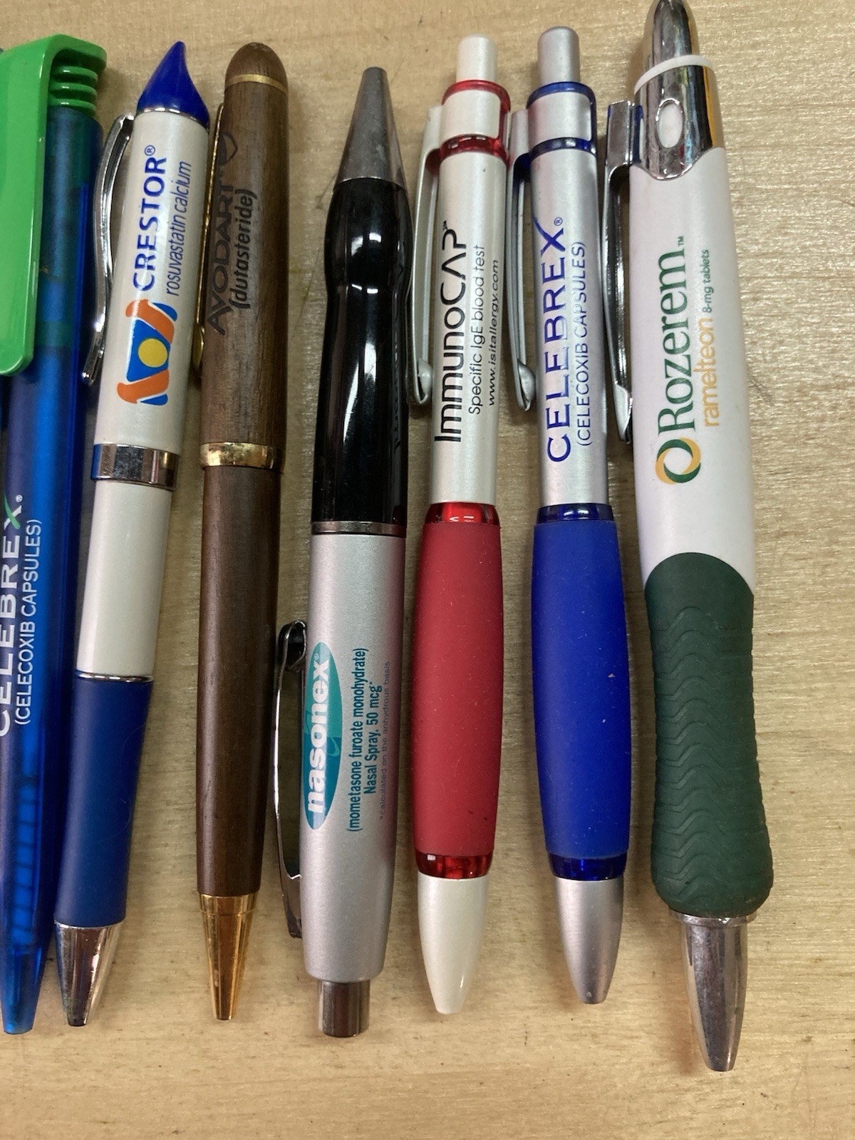 Pharmaceutical Drug Rep Collectible Promo Pens Assorted Lot of 13