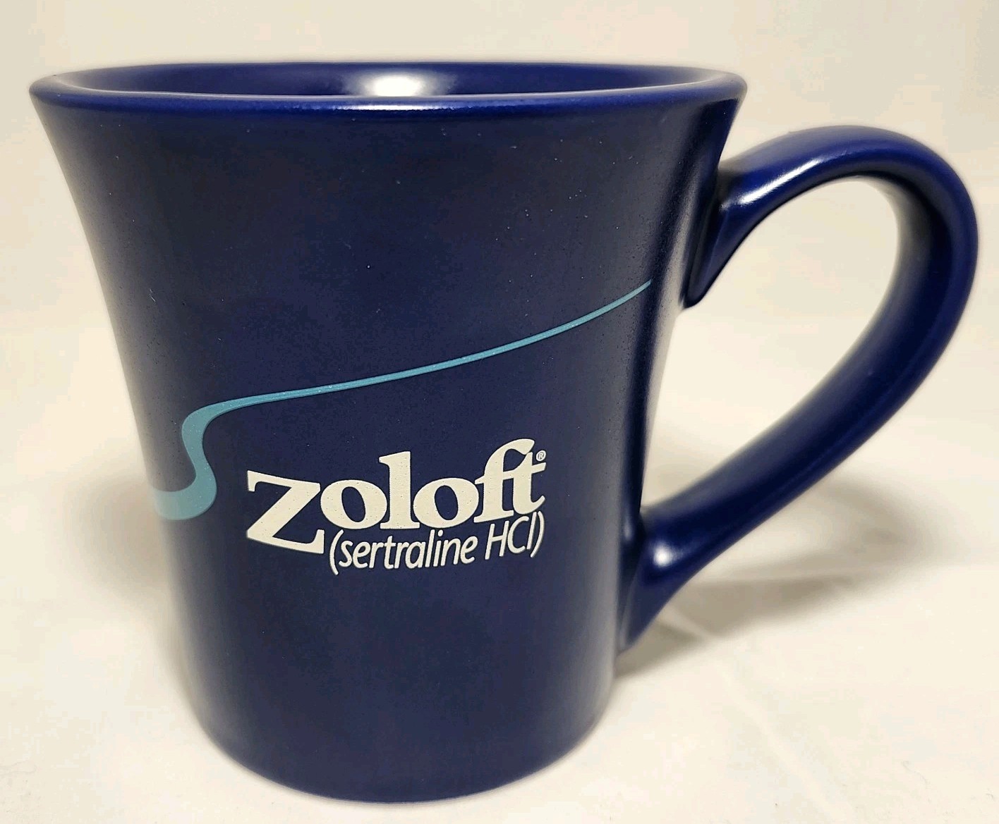 Zoloft Pharmaceutical Collectible Coffee Mug Pharma Promo Cup Novelty 12oz