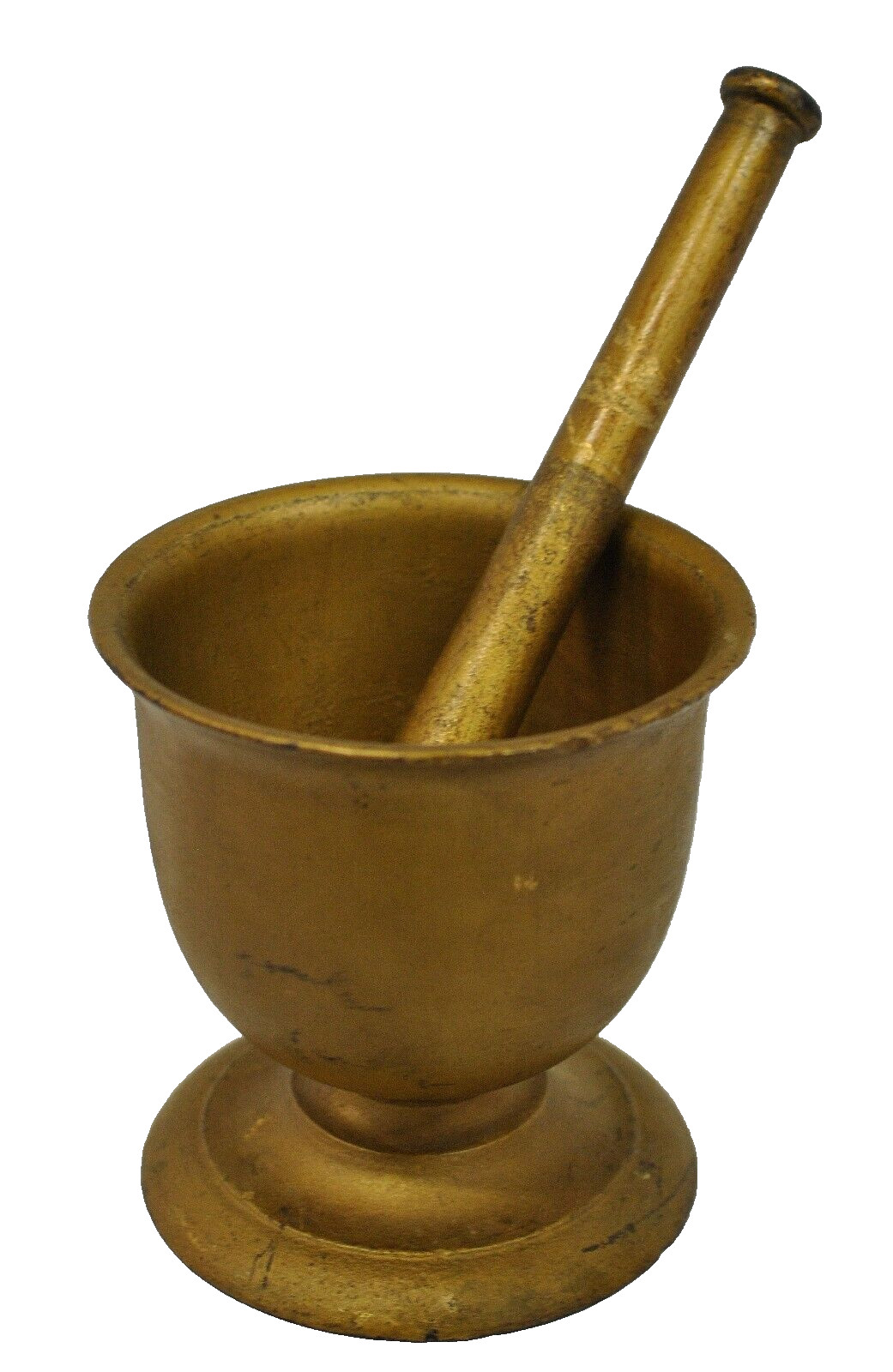 Antique Pharmacy Window Advertising Mortar Pestle 8 1/2″ x 8 1/2″ Drug Store USA